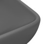 Lavabo de lujo de cerámica rectangular gris oscuro mate 71x38cm de vidaXL, Lavabos - Ref: Foro24-146961, Precio: 102,79 €, De...