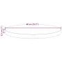 Tablero de mesa redondo madera maciza de pino marrón Ø40x2,5 cm de , Tableros para mesas - Ref: Foro24-847125, Precio: 19,08 ...