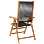 Sillas de jardín reclinables 6 uds madera maciza acacia negro de , Sillas de jardín - Ref: Foro24-3214530, Precio: 457,94 €, ...