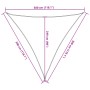 Toldo de vela poliéster oxford 100% gris claro 3x3x3 m de , Sombrillas - Ref: Foro24-4000912, Precio: 21,10 €, Descuento: %