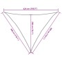 Toldo de vela poliéster oxford 100% arena 3x3x4,24 m de , Sombrillas - Ref: Foro24-4000933, Precio: 22,81 €, Descuento: %
