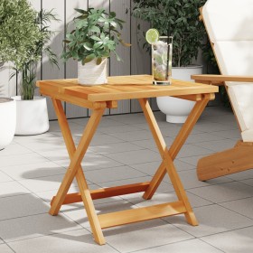 Mesa de jardín plegable madera maciza de acacia 50x50x50 cm de , Mesas de jardín - Ref: Foro24-364893, Precio: 47,40 €, Descu...