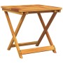 Mesa de jardín plegable madera maciza de acacia 50x50x50 cm de , Mesas de jardín - Ref: Foro24-364893, Precio: 47,40 €, Descu...