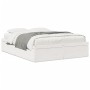 Estructura de cama de madera maciza de pino blanco 140x190 cm de , Camas y somieres - Ref: Foro24-3282382, Precio: 208,29 €, ...