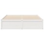 Estructura de cama de madera maciza de pino blanco 140x190 cm de , Camas y somieres - Ref: Foro24-3282382, Precio: 208,29 €, ...