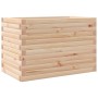Jardinera madera maciza de pino 70x40x45,5 cm de , Maceteros y jardineras - Ref: Foro24-847263, Precio: 86,68 €, Descuento: %