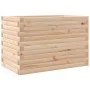 Jardinera madera maciza de pino 70x40x45,5 cm de , Maceteros y jardineras - Ref: Foro24-847263, Precio: 85,70 €, Descuento: %
