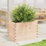 Jardinera madera maciza de pino 70x40x45,5 cm de , Maceteros y jardineras - Ref: Foro24-847263, Precio: 86,68 €, Descuento: %
