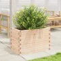Jardinera madera maciza de pino 70x40x45,5 cm de , Maceteros y jardineras - Ref: Foro24-847263, Precio: 85,70 €, Descuento: %