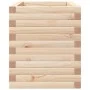 Jardinera madera maciza de pino 70x40x45,5 cm de , Maceteros y jardineras - Ref: Foro24-847263, Precio: 85,70 €, Descuento: %