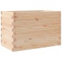 Jardinera madera maciza de pino 70x40x45,5 cm de , Maceteros y jardineras - Ref: Foro24-847263, Precio: 86,68 €, Descuento: %