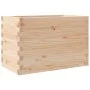Jardinera madera maciza de pino 70x40x45,5 cm de , Maceteros y jardineras - Ref: Foro24-847263, Precio: 85,70 €, Descuento: %