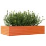 Jardinera madera maciza de pino marrón cera 110x60x23 cm de , Maceteros y jardineras - Ref: Foro24-847240, Precio: 83,73 €, D...