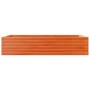 Jardinera madera maciza de pino marrón cera 110x60x23 cm de , Maceteros y jardineras - Ref: Foro24-847240, Precio: 83,73 €, D...