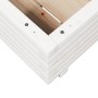 Jardinera de madera maciza de pino blanco 40x40x26,5 cm de , Maceteros y jardineras - Ref: Foro24-847289, Precio: 52,49 €, De...