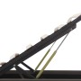 Cama canapé hidráulica con LED cuero sintético gris 180x200 cm de , Camas y somieres - Ref: Foro24-285557, Precio: 351,67 €, ...