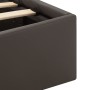 Cama canapé hidráulica con LED cuero sintético gris 180x200 cm de , Camas y somieres - Ref: Foro24-285557, Precio: 351,67 €, ...
