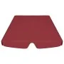 Dosel de repuesto columpio jardín rojo tinto 188/168x145/110 cm de , Cubiertas para carpas y cenadores - Ref: Foro24-312094, ...