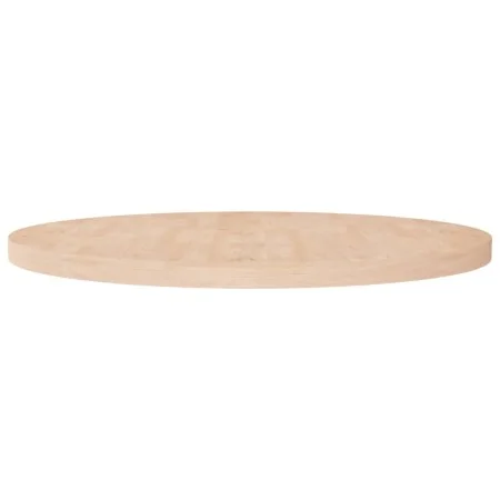 Round oak wood table top untreated Ø90x4 cm by , Table tops - Ref: Foro24-342913, Price: 189,52 €, Discount: %