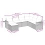 Set sofás de jardín 7 piezas y cojines ratán sintético beige de , Conjuntos de jardín - Ref: Foro24-3263834, Precio: 469,38 €...