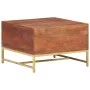 Mesa de centro madera maciza de acacia marrón miel 67x67x45 cm de vidaXL, Mesas de centro - Ref: Foro24-320376, Precio: 144,8...