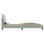 Estructura de cama con cabecero terciopelo gris claro 90x200 cm de , Camas y somieres - Ref: Foro24-3207825, Precio: 141,65 €...