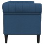 Sofá Chesterfield de 2 plazas tela azul de , Sofás - Ref: Foro24-372553, Precio: 335,98 €, Descuento: %