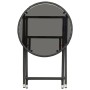 Set de bistró de jardín 3 pzas ratán PE vidrio templado negro de , Conjuntos de jardín - Ref: Foro24-3095926, Precio: 195,17 ...