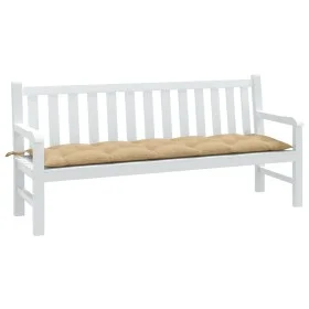 Cojín para banco de jardín tela beige melange 180x50x7 cm de , Cojines para sillas y sofás - Ref: Foro24-4002567, Precio: 35,...