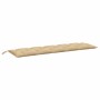 Cojín para banco de jardín tela beige melange 180x50x7 cm de , Cojines para sillas y sofás - Ref: Foro24-4002567, Precio: 35,...