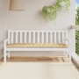 Cojín para banco de jardín tela beige melange 180x50x7 cm de , Cojines para sillas y sofás - Ref: Foro24-4002567, Precio: 35,...