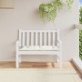 Cojín para banco de jardín tela crema melange 100x50x7 cm de , Cojines para sillas y sofás - Ref: Foro24-4002533, Precio: 33,...