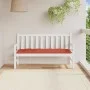 Cojín para banco de jardín tela rojo melange 150x50x7 cm de , Cojines para sillas y sofás - Ref: Foro24-4002559, Precio: 31,7...