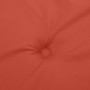 Cojín para banco de jardín tela rojo melange 150x50x7 cm de , Cojines para sillas y sofás - Ref: Foro24-4002559, Precio: 32,0...