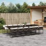 Set muebles de jardín 13 pzas y cojines ratán sintético marrón de , Conjuntos de jardín - Ref: Foro24-3278072, Precio: 831,94...