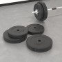 Placas de pesas 4 uds cemento 30 kg de vidaXL, Peso libre - Ref: Foro24-93597, Precio: 77,77 €, Descuento: %