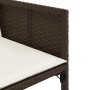 Set comedor de jardín 11 pzas y cojines ratán sintético marrón de , Conjuntos de jardín - Ref: Foro24-3278156, Precio: 558,32...