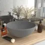 Lavabo de lujo redondo cerámica gris claro mate 32,5x14 cm de vidaXL, Lavabos - Ref: Foro24-146971, Precio: 63,74 €, Descuent...