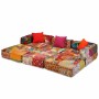 Puf modular de 3 plazas de tela patchwork en Decoración | Comprar online en Foru.es