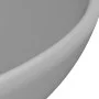 Lavabo de lujo redondo cerámica gris claro mate 32,5x14 cm de vidaXL, Lavabos - Ref: Foro24-146971, Precio: 63,74 €, Descuent...