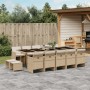 Set comedor de jardín con cojines 15 pzas ratán sintético beige de , Conjuntos de jardín - Ref: Foro24-3277761, Precio: 940,7...
