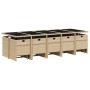 Set comedor de jardín con cojines 15 pzas ratán sintético beige de , Conjuntos de jardín - Ref: Foro24-3277761, Precio: 940,7...