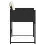 Sillas de jardín con cojines 4 unidades ratán sintético negro de , Sillas de jardín - Ref: Foro24-4007475, Precio: 154,32 €, ...