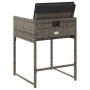 Sillones de jardín con cojines 4 uds ratán sintético gris de , Sillas de jardín - Ref: Foro24-4007477, Precio: 159,05 €, Desc...
