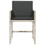 Sillones de jardín con cojines 4 uds ratán sintético gris claro de , Sillas de jardín - Ref: Foro24-4007480, Precio: 123,90 €...
