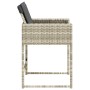 Sillones de jardín con cojines 4 uds ratán sintético gris claro de , Sillas de jardín - Ref: Foro24-4007480, Precio: 123,90 €...
