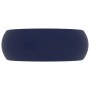 Lavabo de lujo redondo cerámica azul oscuro mate 40x15 cm de vidaXL, Lavabos - Ref: Foro24-147001, Precio: 77,96 €, Descuento: %