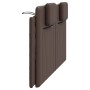 Cabecero de cama acolchado cuero sintético marrón 160 cm de , Cabeceros y pies de cama - Ref: Foro24-374799, Precio: 59,45 €,...