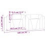 Cabecero de cama acolchado cuero sintético marrón 160 cm de , Cabeceros y pies de cama - Ref: Foro24-374799, Precio: 59,45 €,...