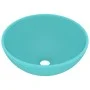 Lavabo de lujo redondo cerámica verde claro mate 32,5x14 cm de vidaXL, Lavabos - Ref: Foro24-146969, Precio: 50,53 €, Descuen...